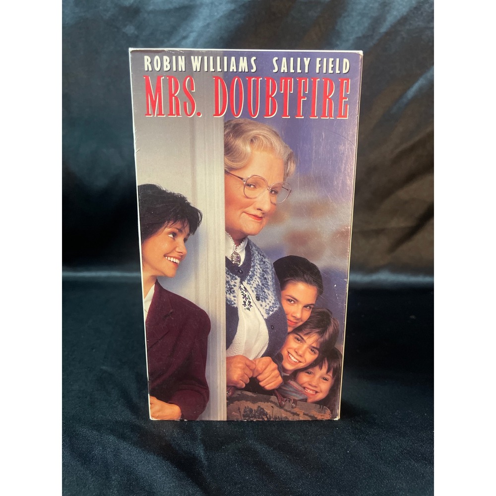 Mrs Doubtfire VHS 1993 Robin Williams Sally Field Comedy Movie 8588-3